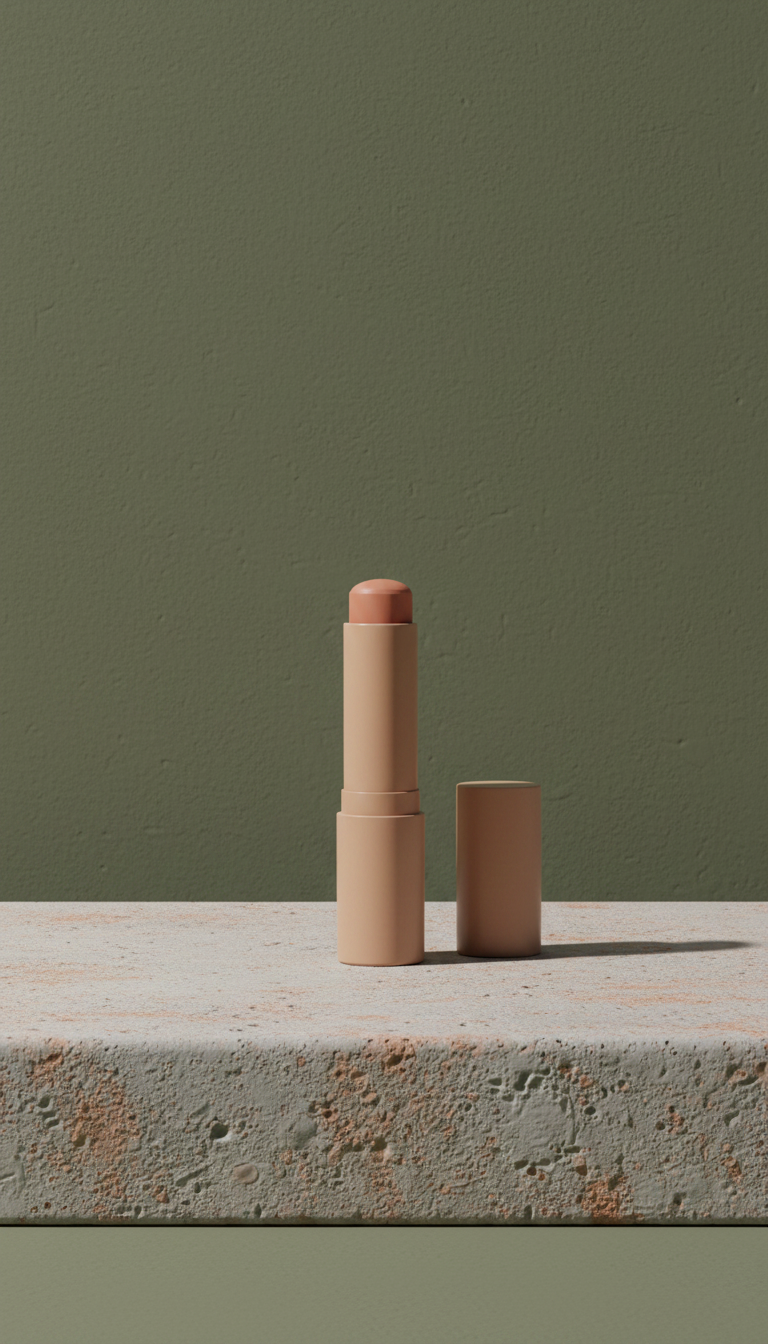 Apricot Nude Cream Blush Stick in a new setting