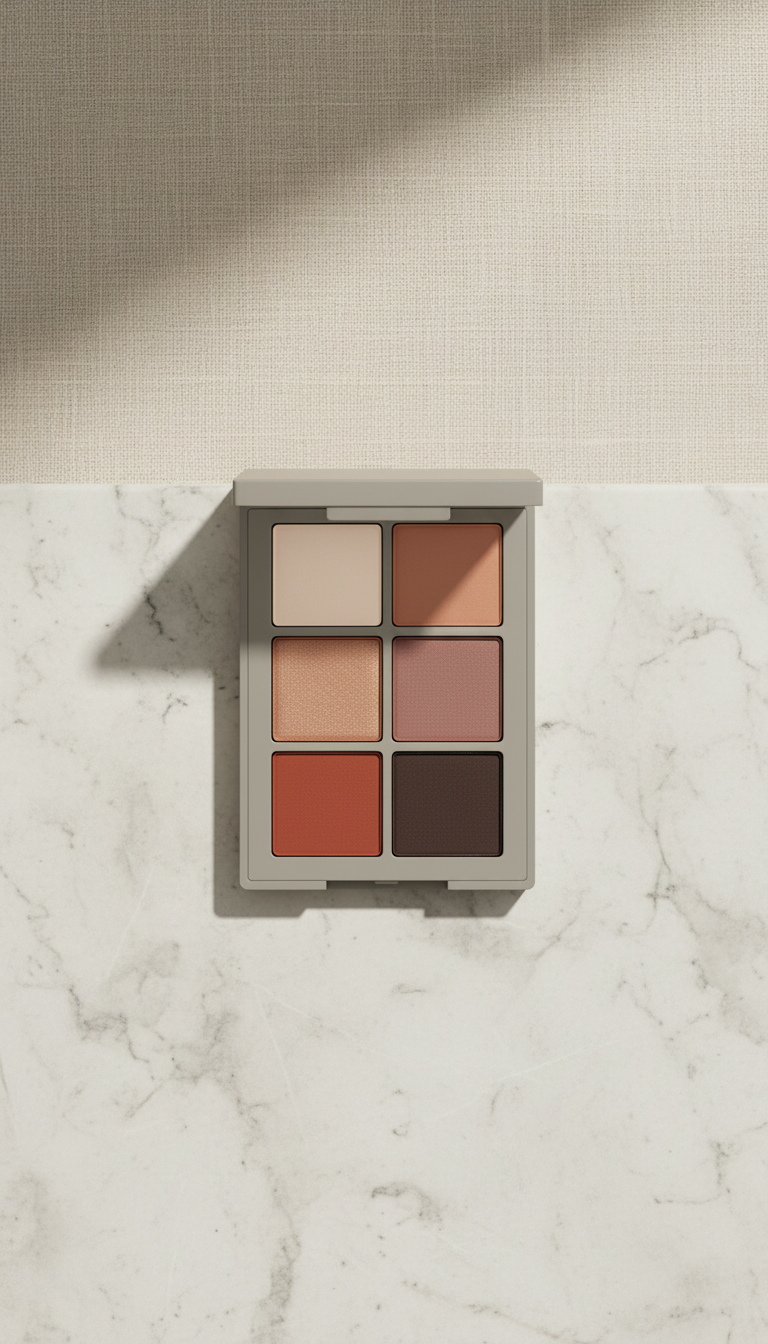 Neutral Eyeshadow Palette Matte Finish in a new setting