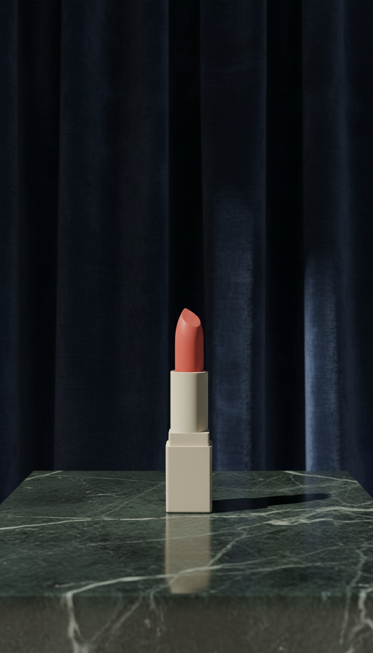 Soft Coral Lipstick Stick in a new setting
