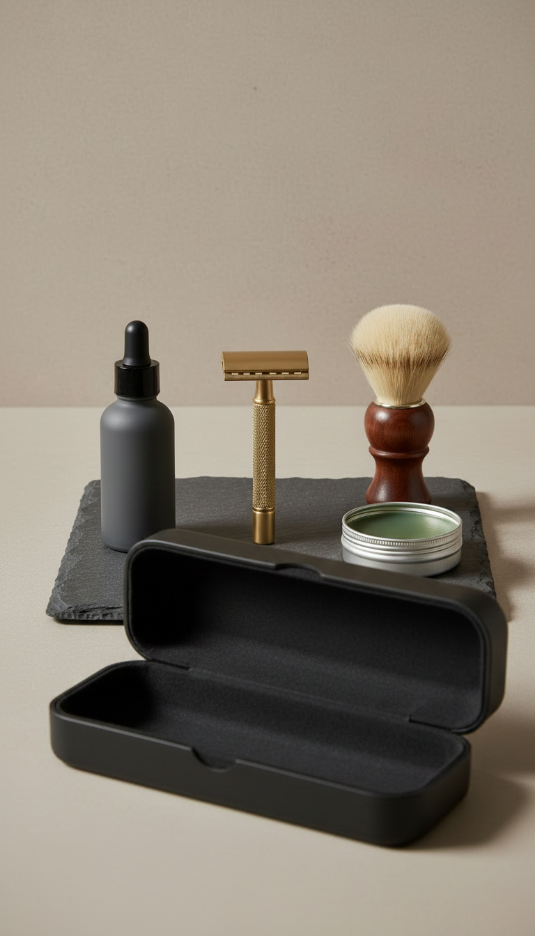 Alternate angle view of Essential Grooming Kit With Matte Case