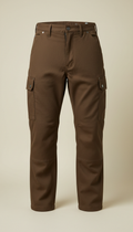 Field-Ready Utility Pants, Default angle: 45-degree 3/4 view showing product on a workbench or hung on a pegboard....